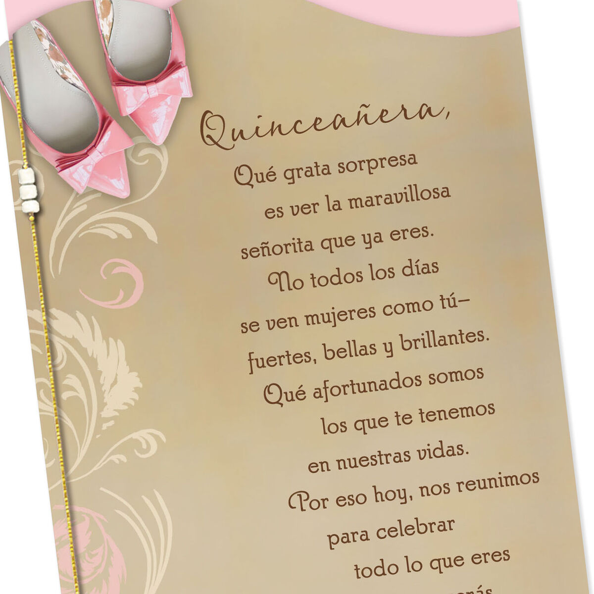 Amazing Young Woman SpanishLanguage Quinceañera Card Greeting Cards