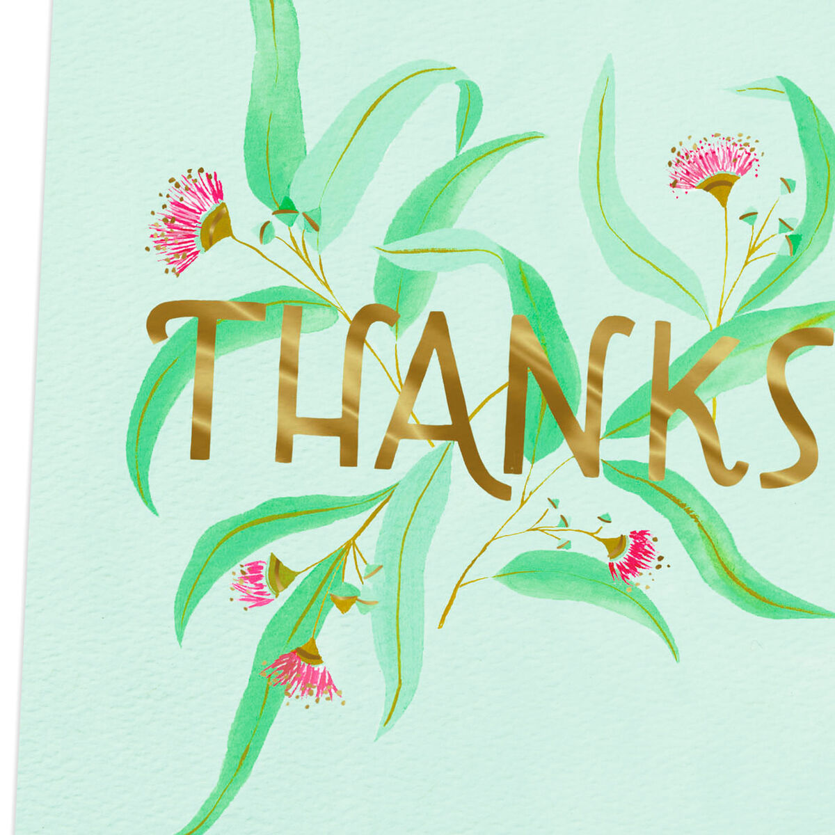 Pink Flowers Blank Thank You Card - Greeting Cards - Hallmark