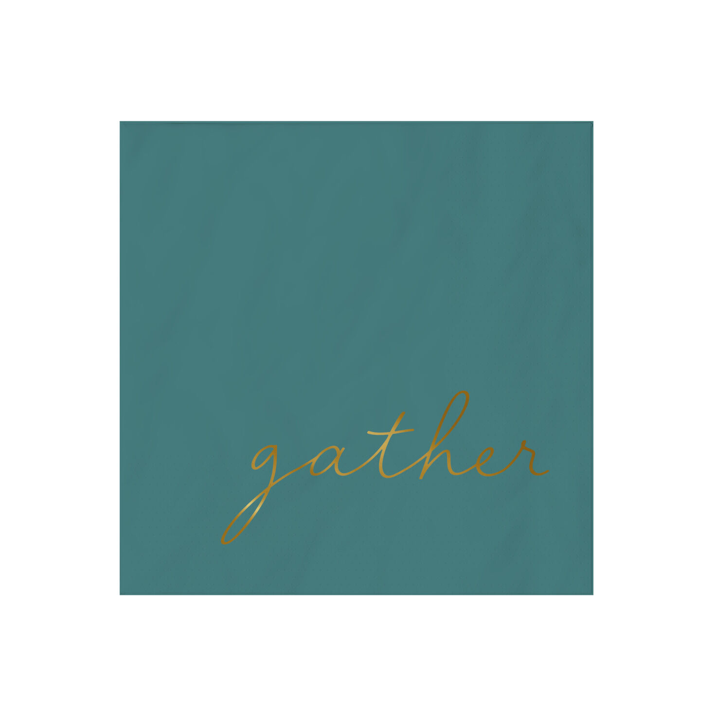 Jade Green "Gather" Cocktail Napkins, Set of 16 for only USD 4.49 | Hallmark
