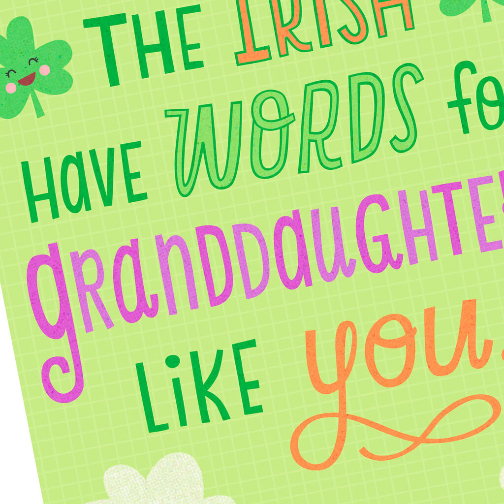 So Cute And Lovable St Patricks Day Card For Granddaughter Greeting Cards Hallmark 5350