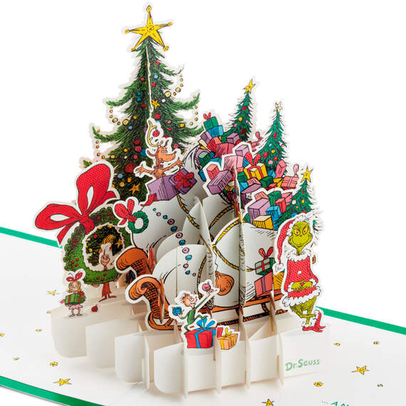 Dr. Seuss's How the Grinch Stole Christmas!™ Grinch Hooded Blanket, 70 –  Mina's Hallmark