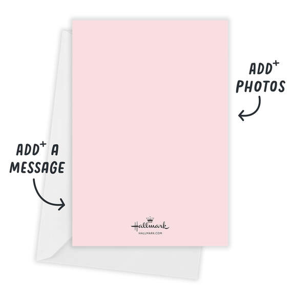 Square Frame Pink Birth Announcement, , large image number 3