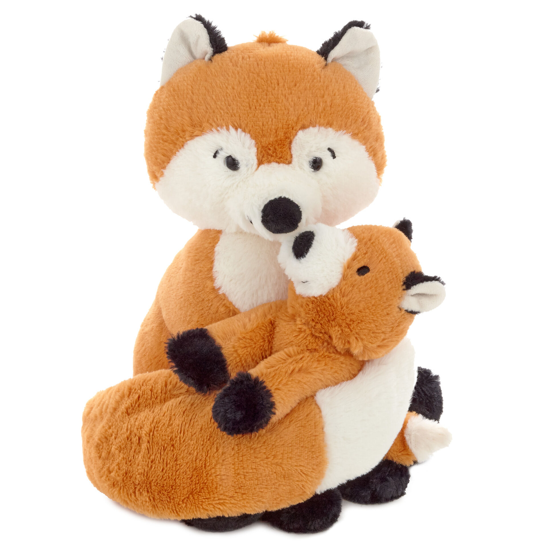 Big Fox and Little Fox Stuffed Animals, 10" - Classic Stuffed Animals