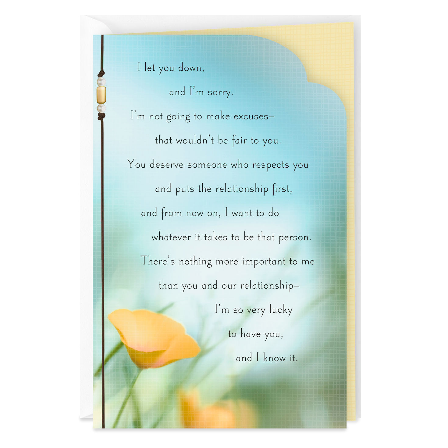 I M Sorry And I Love You Apology Card Greeting Cards Hallmark