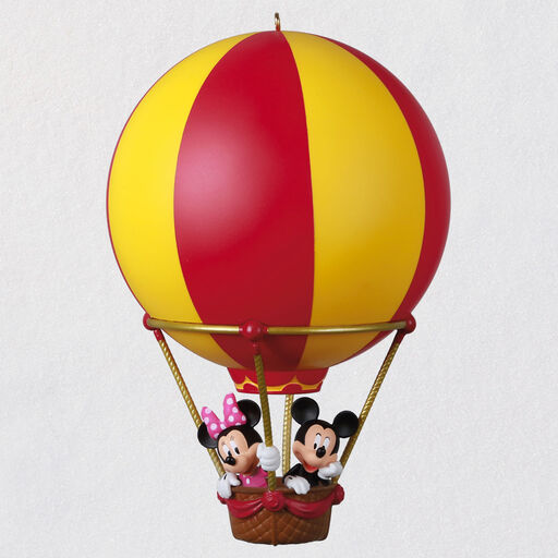 Disney Mickey and Minnie High Flying Friends Hot Air Balloon Ornament, 