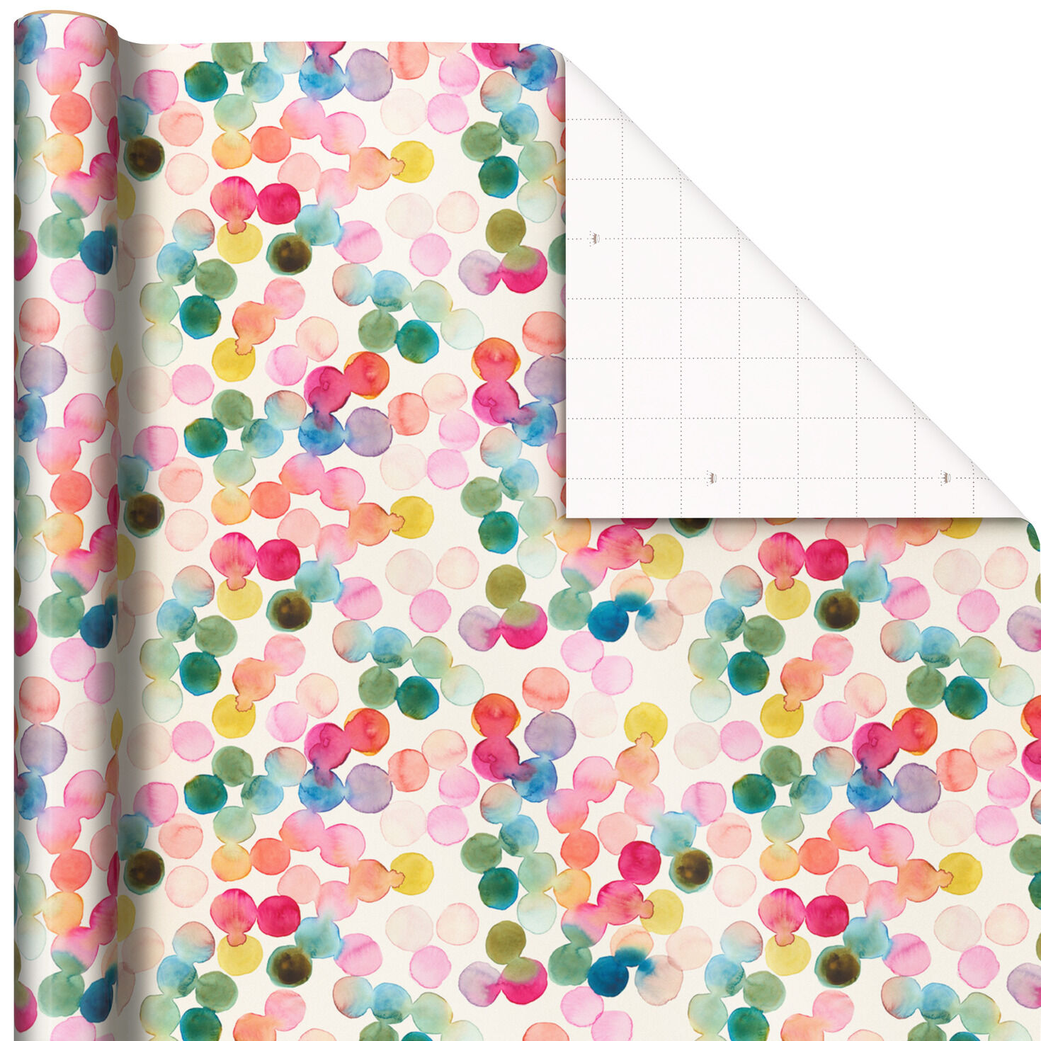 Watercolor Dots Wrapping Paper Roll, 20 sq. ft. for only USD 4.99 | Hallmark