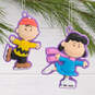 Mini Peanuts® Hallmark Tree Topper and Ornaments, Set of 5, , large image number 2