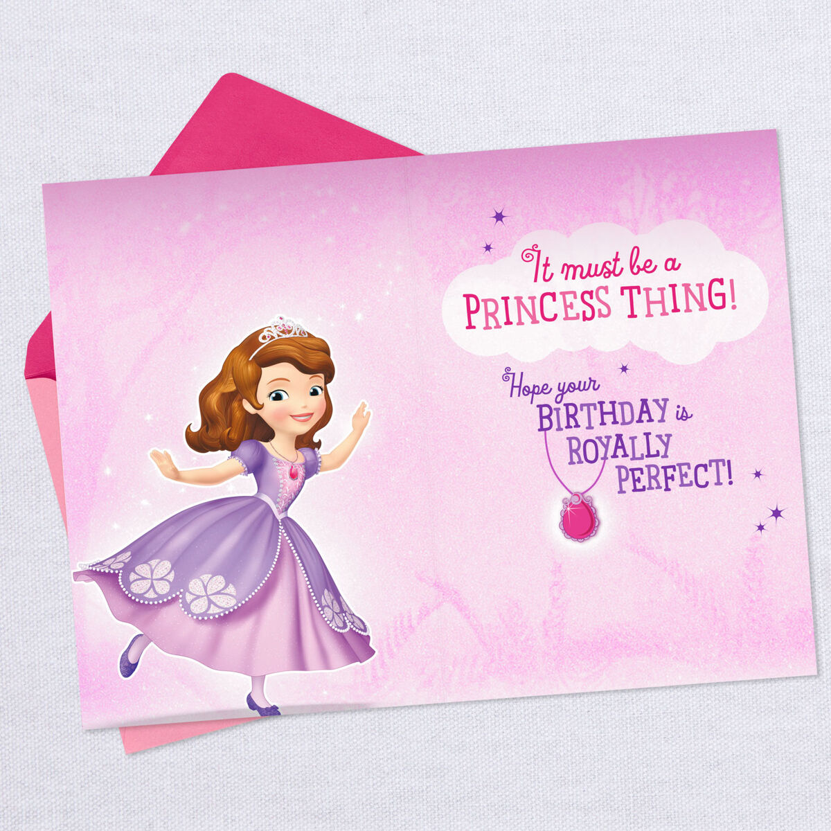 Sofia the First Royally Perfect Birthday Card - Greeting Cards - Hallmark