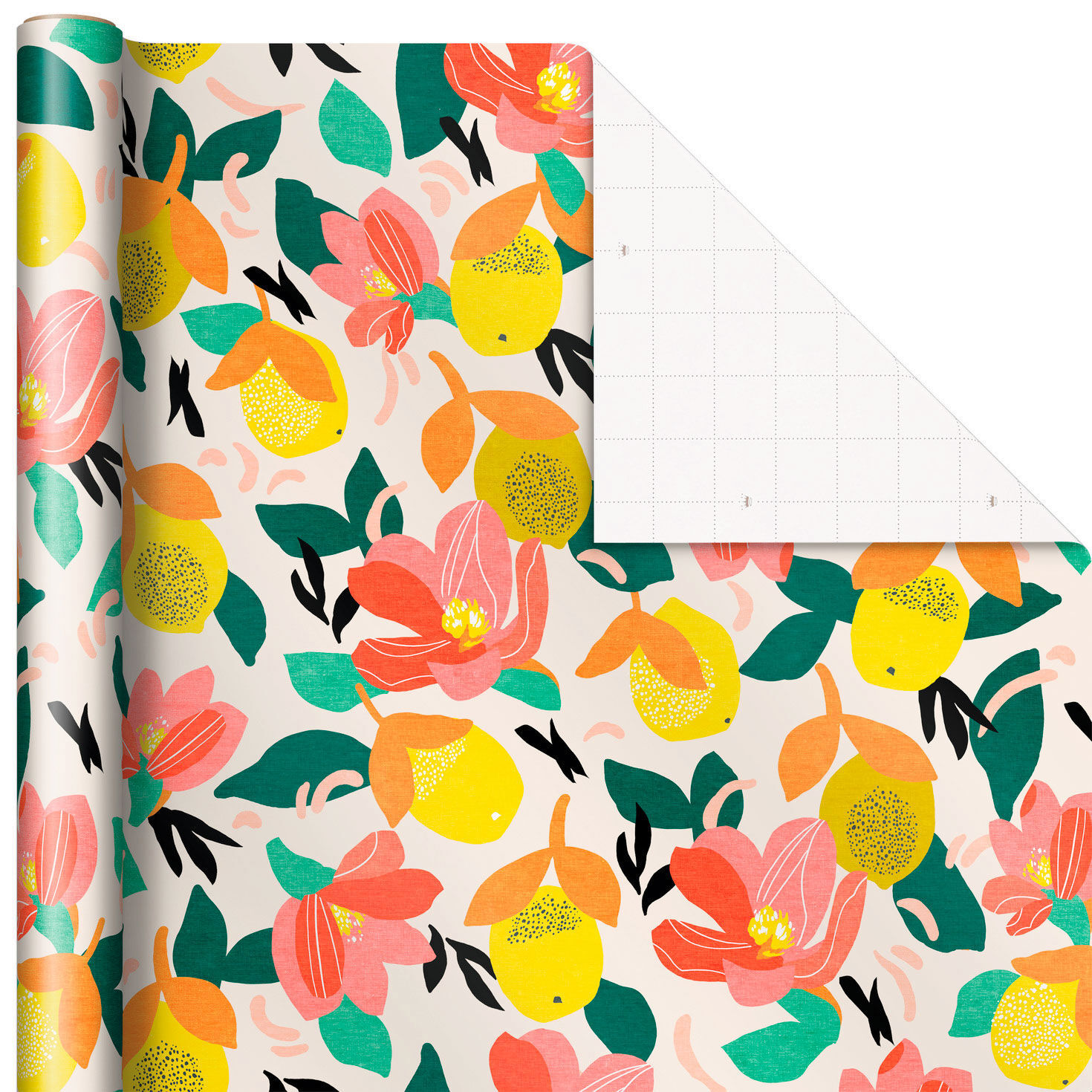 Floral Wrapping Paper  Gold Vintage Floral Wrapping Paper Roll