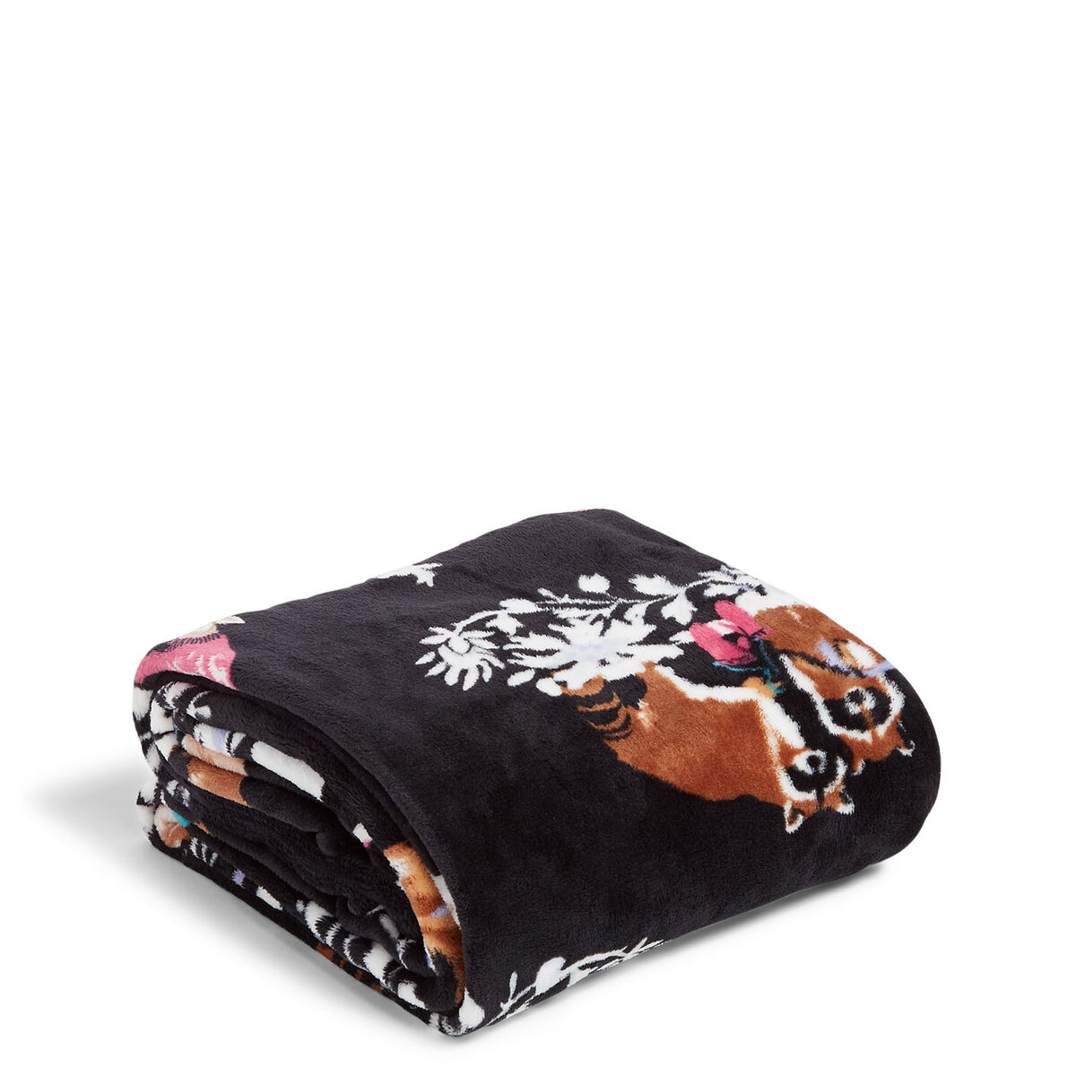 Vera Bradley Throw Blanket in Merry Mischief, 50x80 Pillows