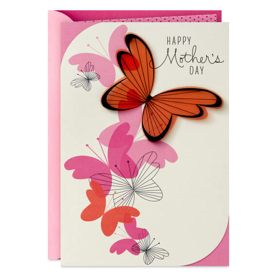 Love and Joy Beautiful Butterflies Mother's Day Card