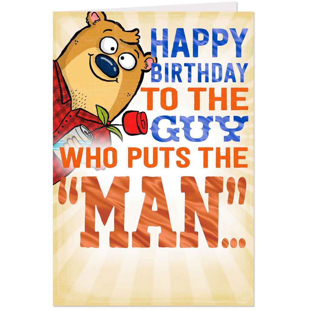 Romantic Man Funny Pop Up Birthday Card Greeting Cards Hallmark