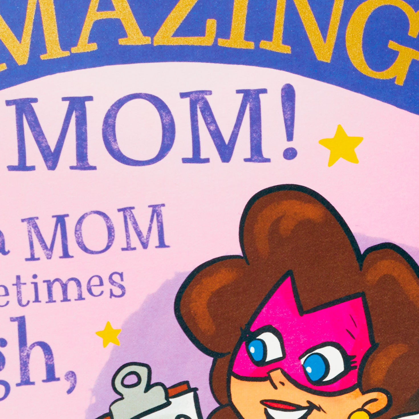 super mom mothers day card