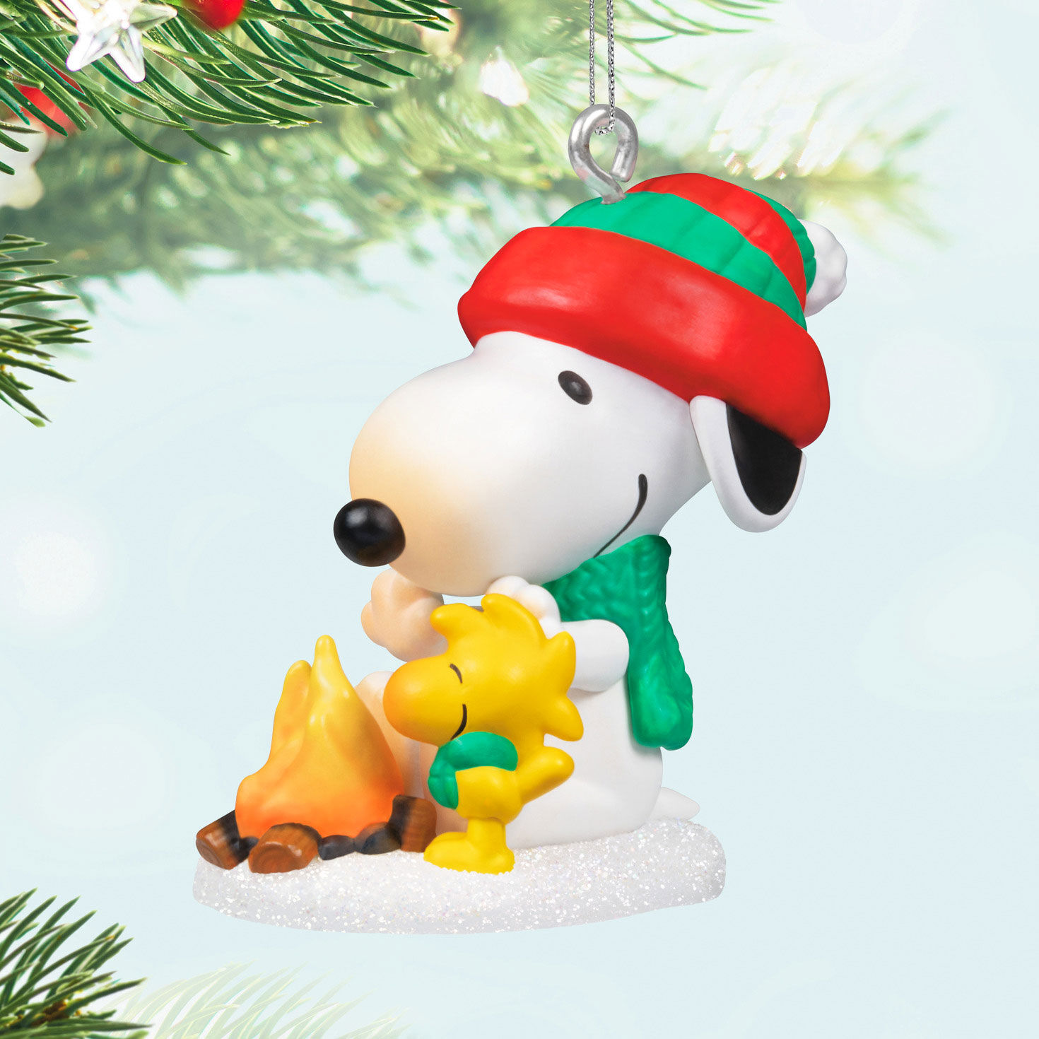Mini Peanuts® Winter Fun With Snoopy Ornament, 1.02