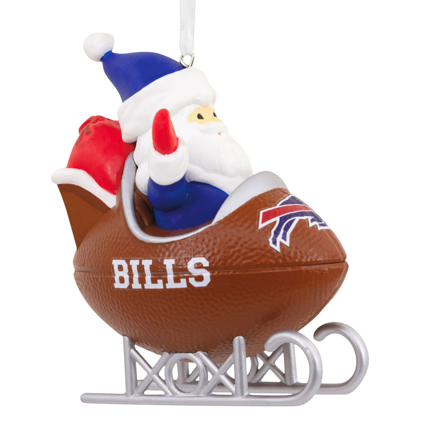 NFL Buffalo Bills Santa Football Sled Hallmark Ornament - Gift Ornaments -  Hallmark