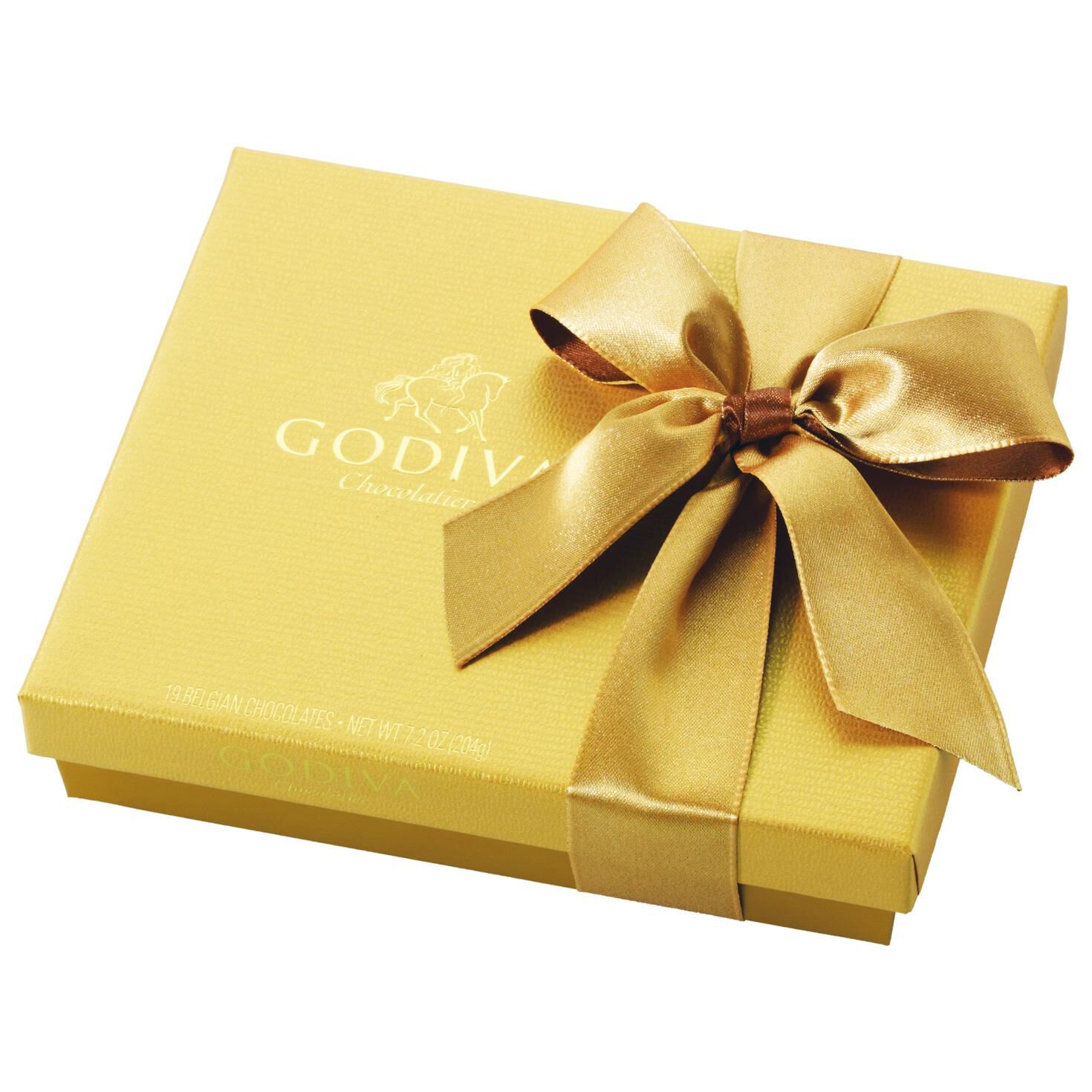 Godiva Chocolatier Chocolate Gold Gift Box, Assorted, 19 pc.