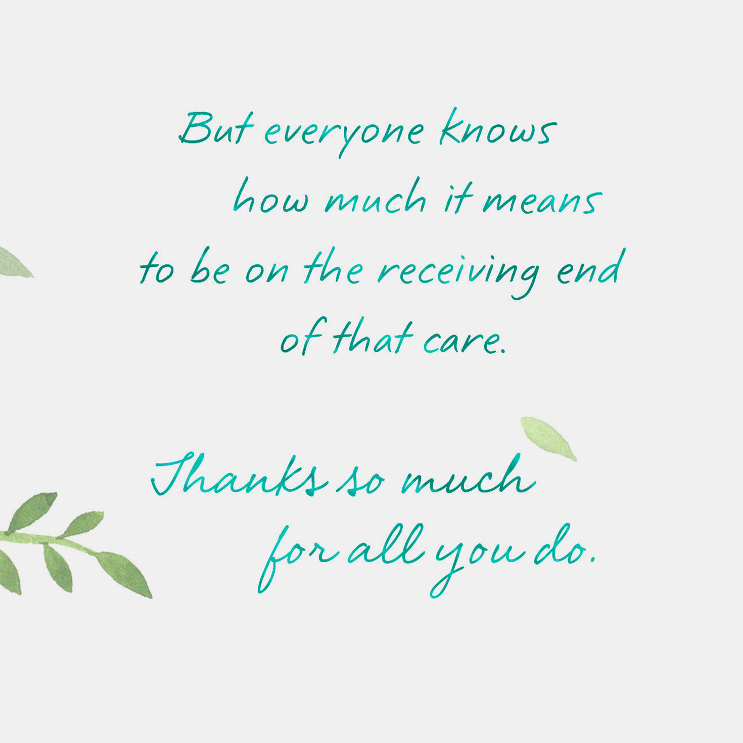 Thank You for Giving and Caring Nurses Day Card - Greeting Cards | Hallmark