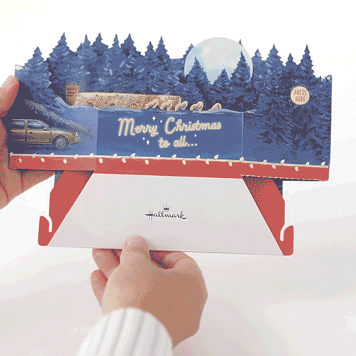 Happy Holidays Globe Pop Up Card - Xmas Pop Up Card Supplies, llll