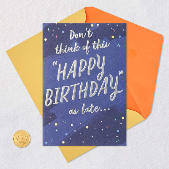 After-Party Funny Belated Birthday Card - Greeting Cards | Hallmark