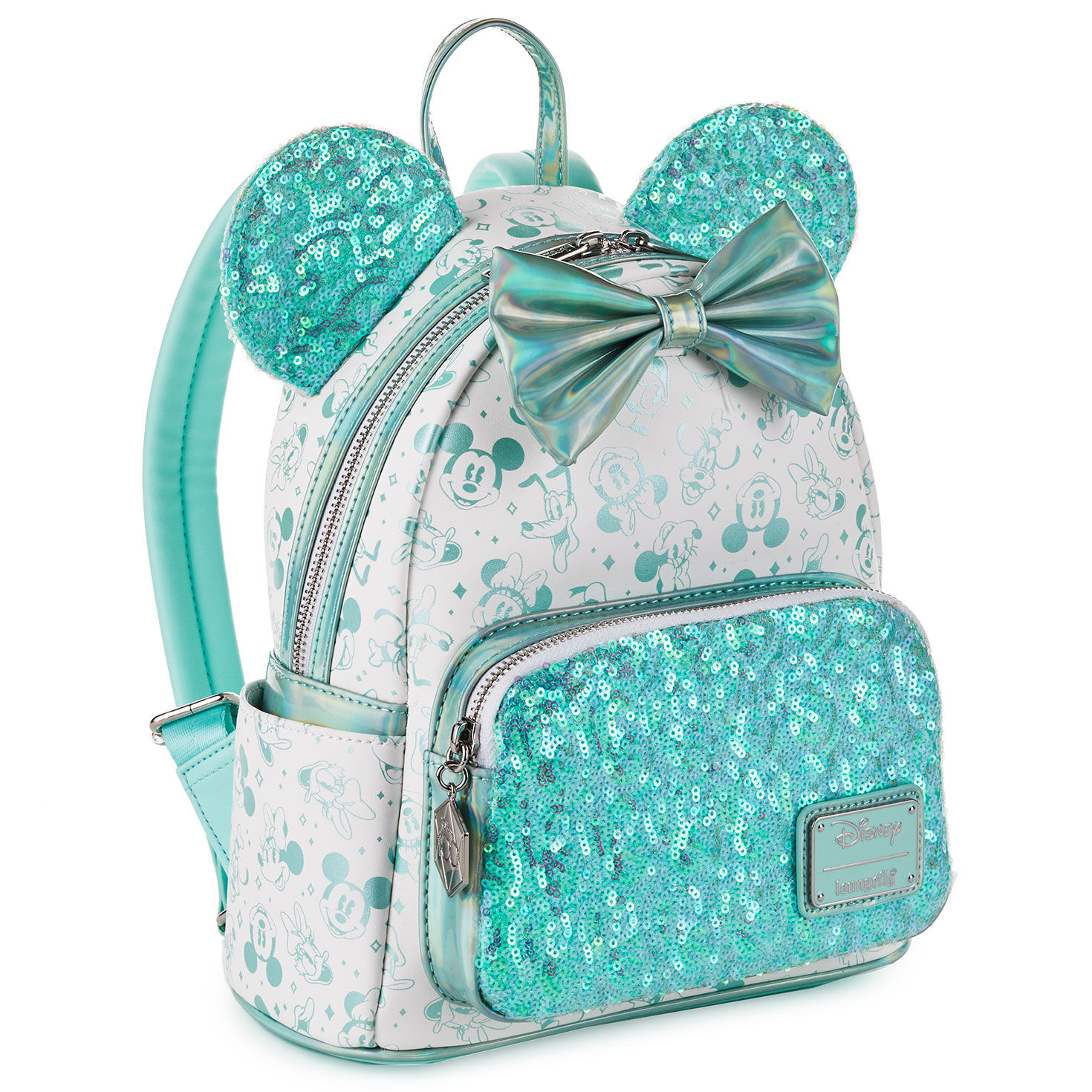 Loungefly Disney 100 Years of Wonder Holographic Mini Backpack