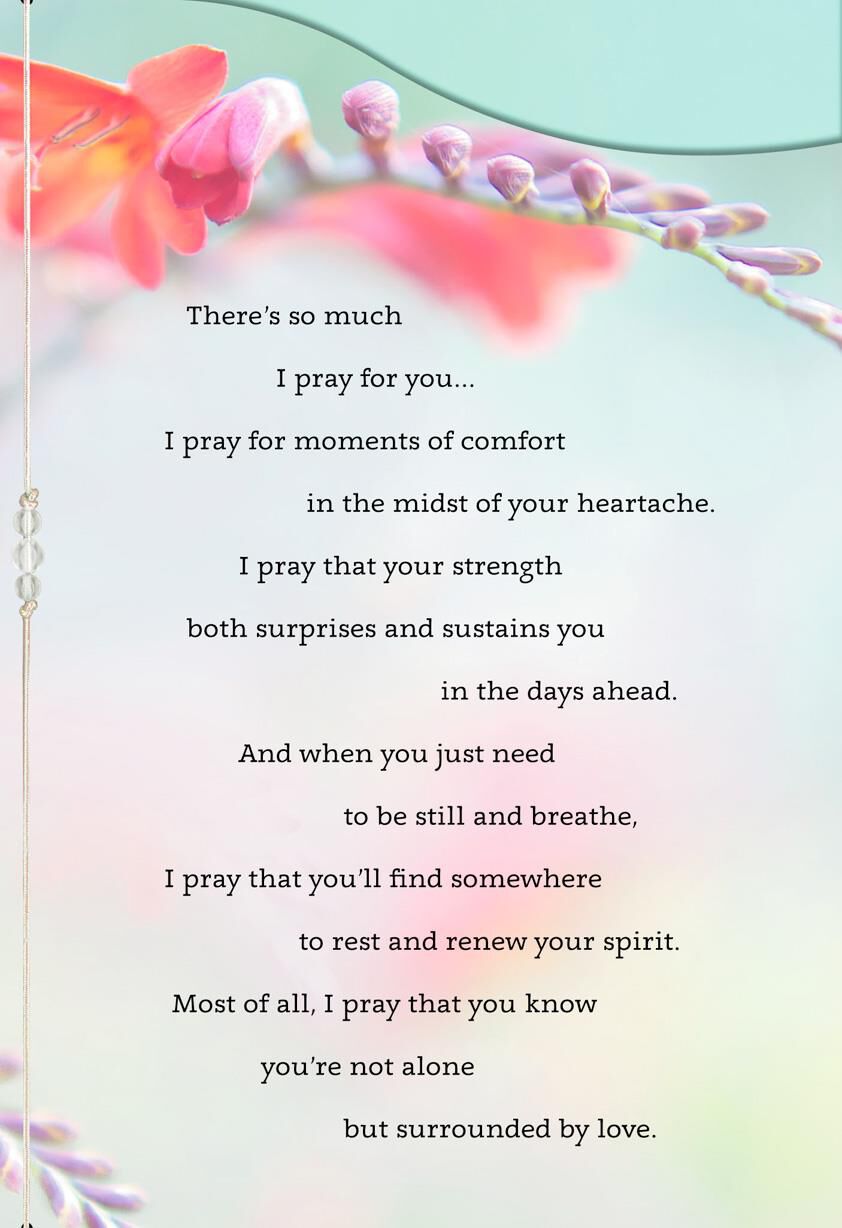 You Are Not Alone Religious Encouragement Card Greeting 