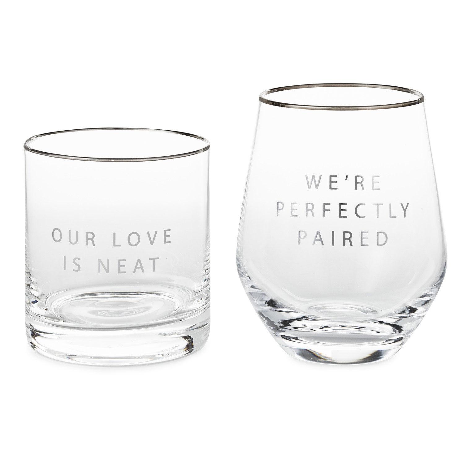 It's a Wonderful Lifetime Stemless Wine Glasses - Set of 2