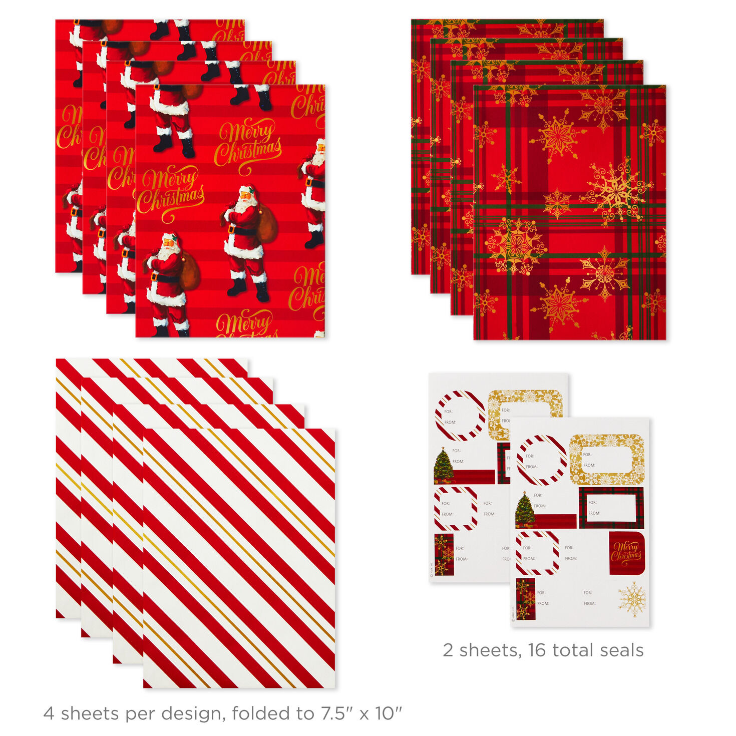 Red Wrapping Paper 7.5