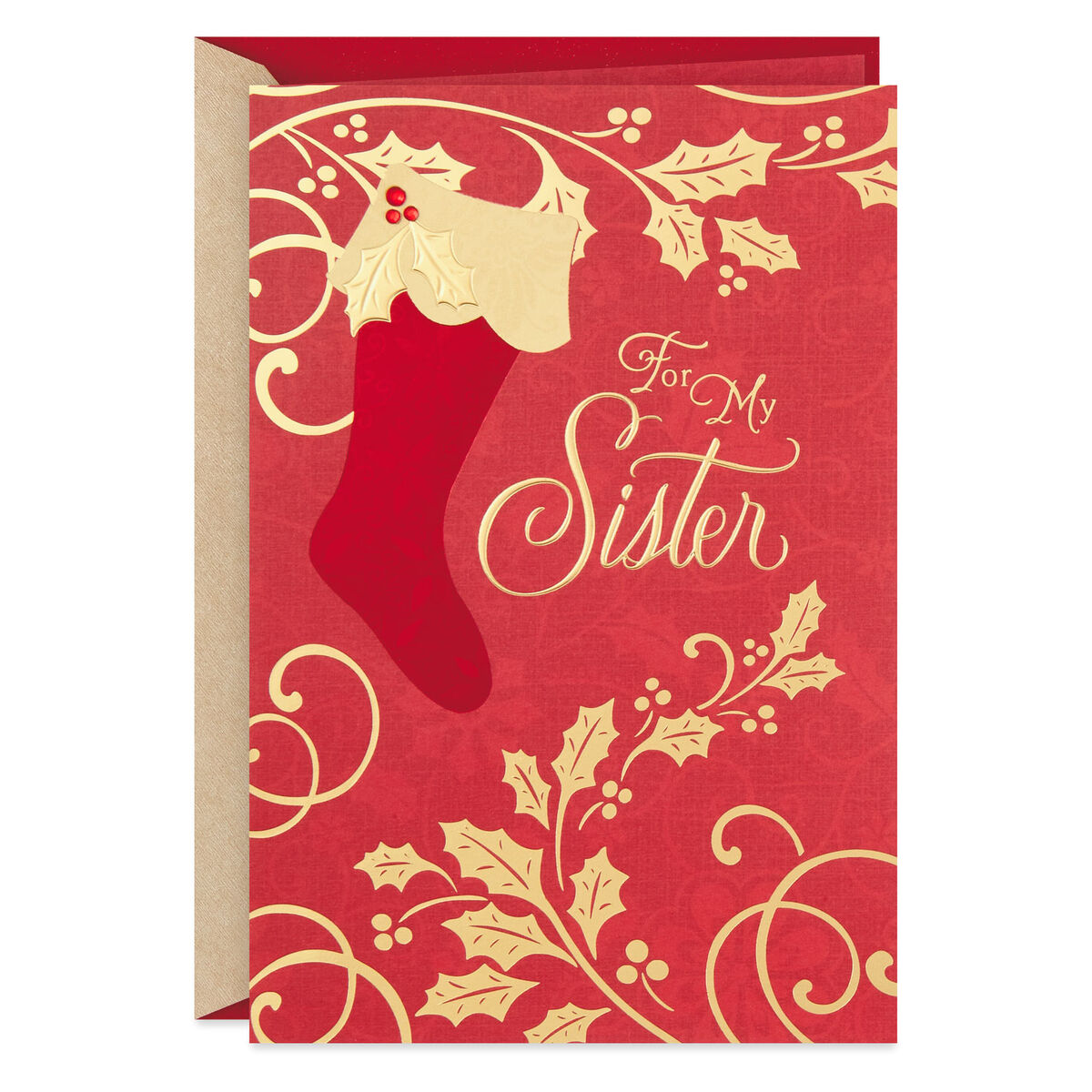 Wishing You Joy And Peace Christmas Card For Sister Greeting Cards Hallmark 
