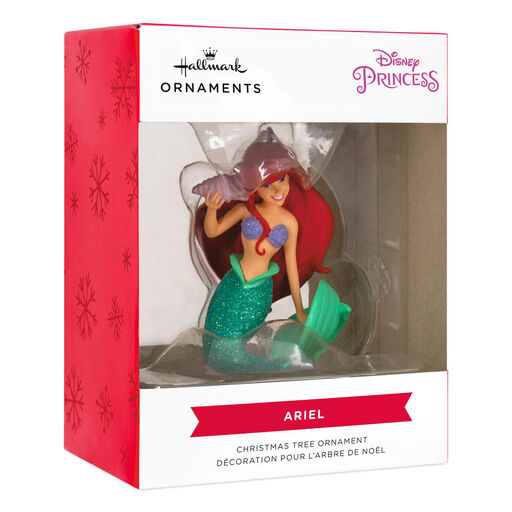 Disney The Little Mermaid Ariel With Seashell Hallmark Ornament, 