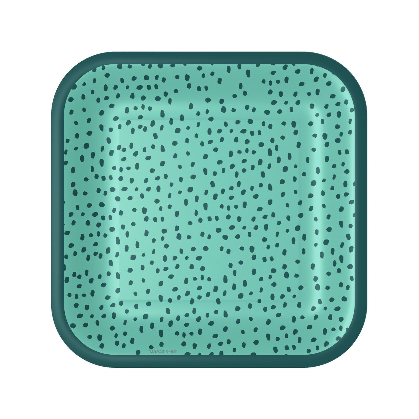 Aqua With Green Dots Square Dessert Plates, Set of 8 for only USD 3.99 | Hallmark