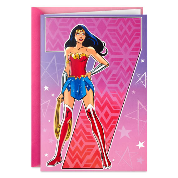 DC™ Wonder Woman™ You're Extraordinary Musical 7th Birthday Card