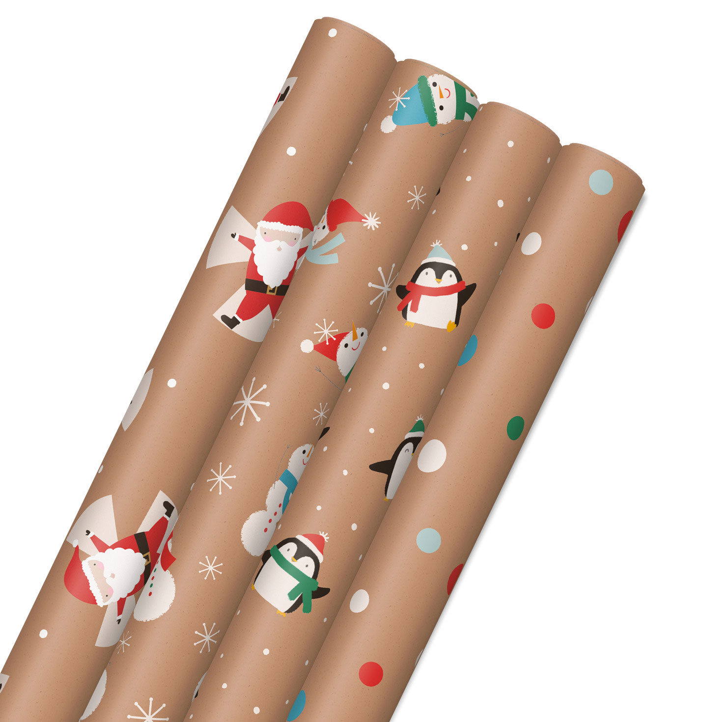 Hallmark Recyclable Christmas Wrapping Paper for Kids - 4.0 ea