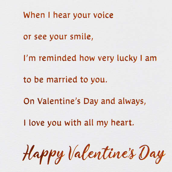  Hallmark 729VFE1191 Valentines Day Card for Wife or Girlfriend  (Beautiful You) : Office Products
