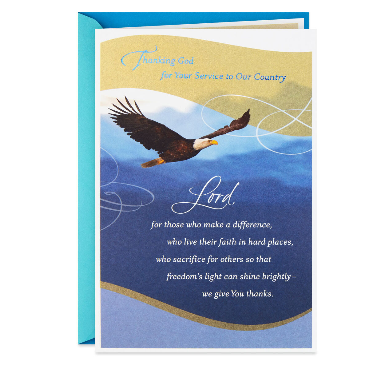 Thanking God for Your Service Religious Veterans Day Card - Greeting Cards - Hallmark
