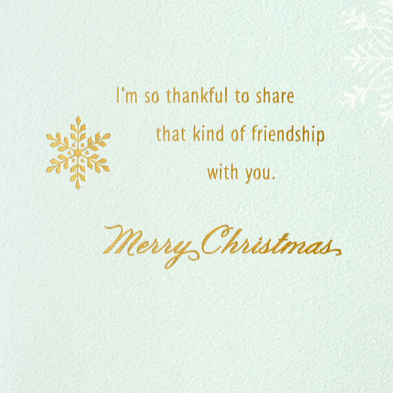 So Thankful for You Christmas Card for Friend - Greeting Cards | Hallmark