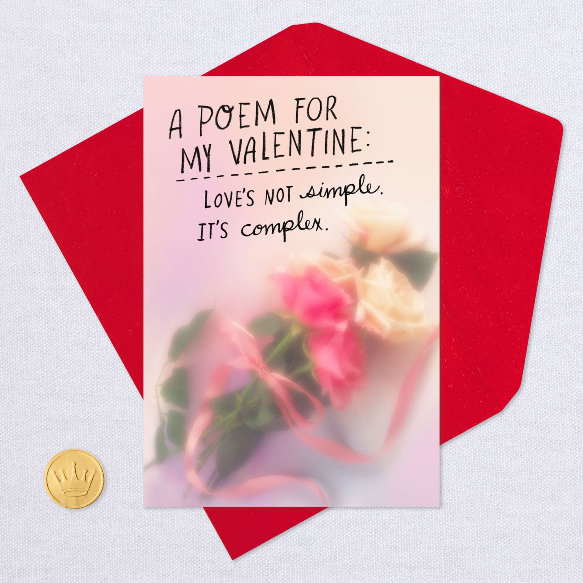 Naughty Poem Funny Valentines Day Card Greeting Cards Hallmark 5521