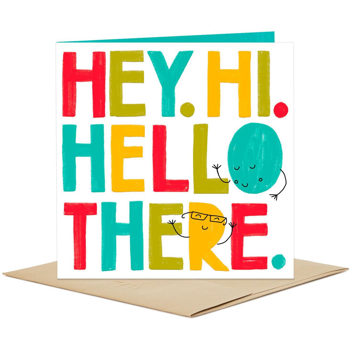 Hey, Hi, Hello There Blank Card - Greeting Cards - Hallmark