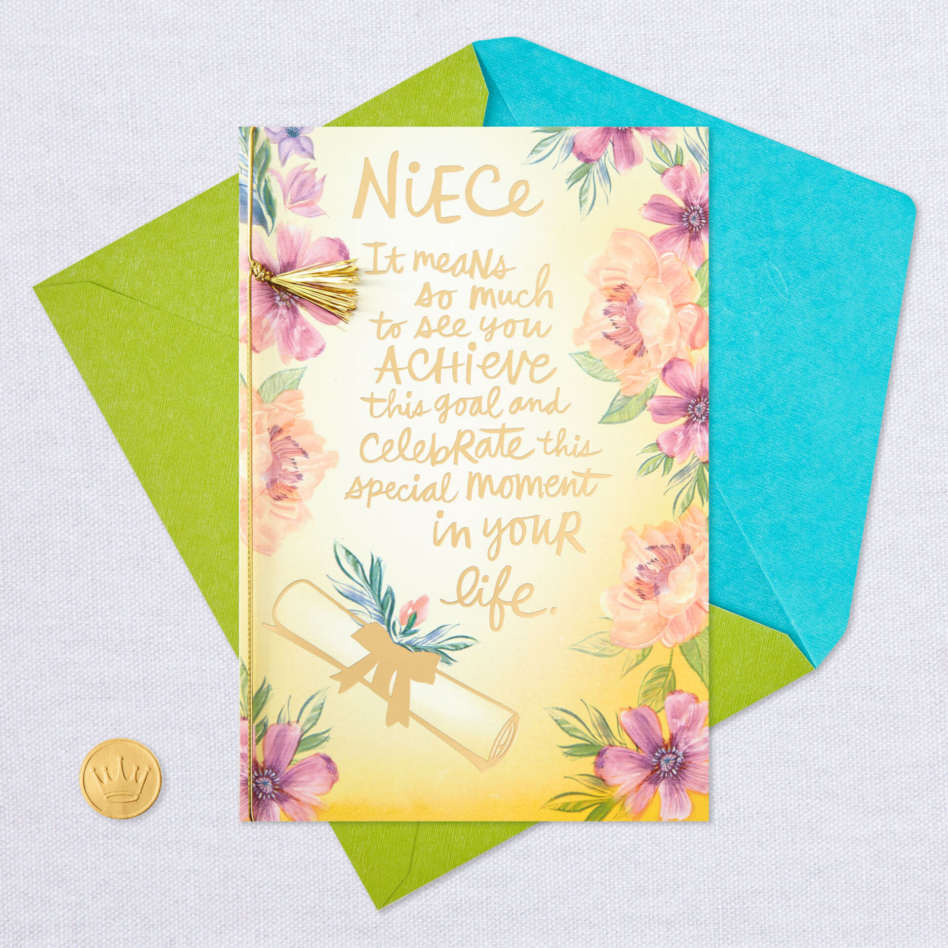 We're Proud of You College Graduation Card for Niece - Greeting Cards