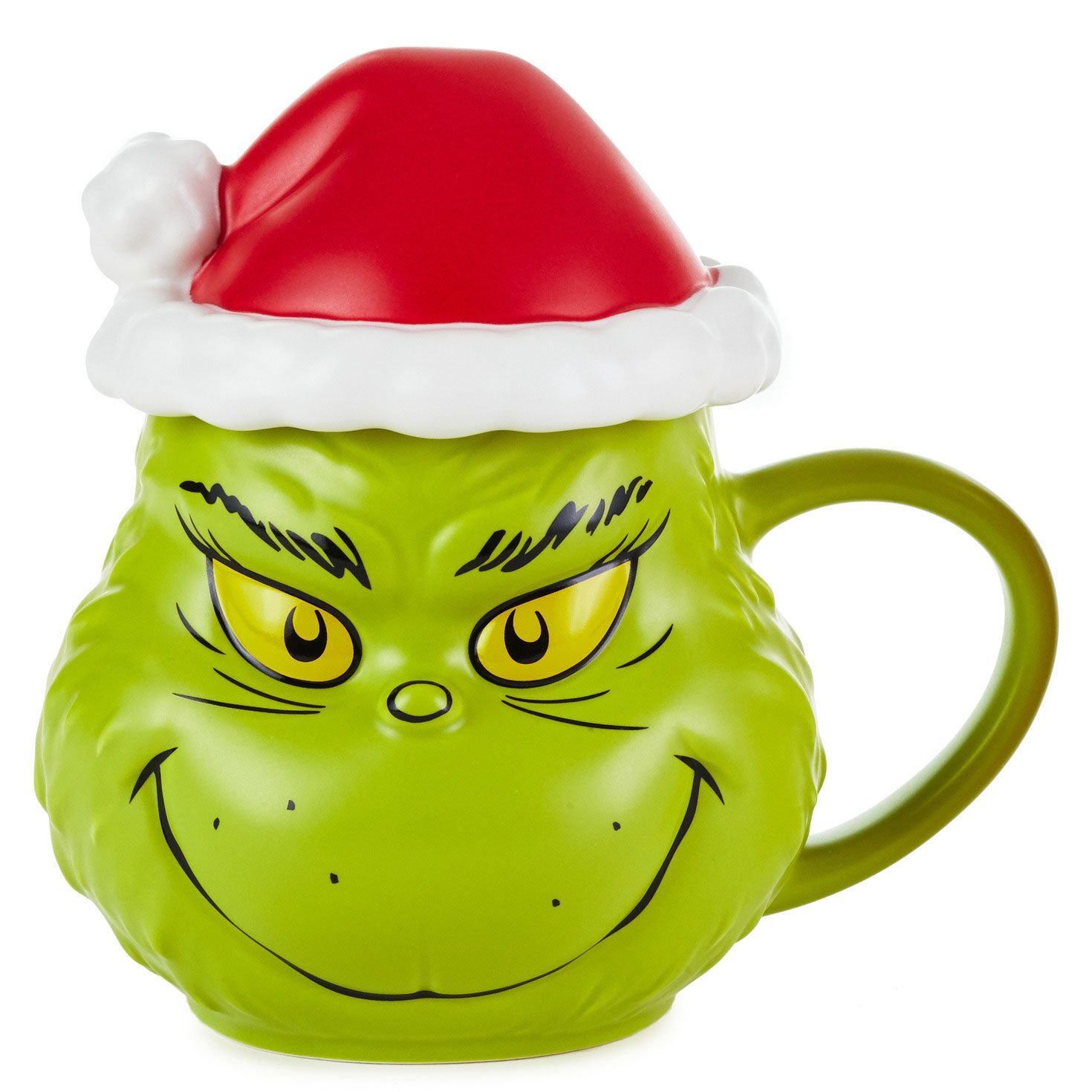 The Grinch 10 Cup Ceramic 9 X 6 Mixing Bowl with Handle and Spout Dr.  Seuss! 