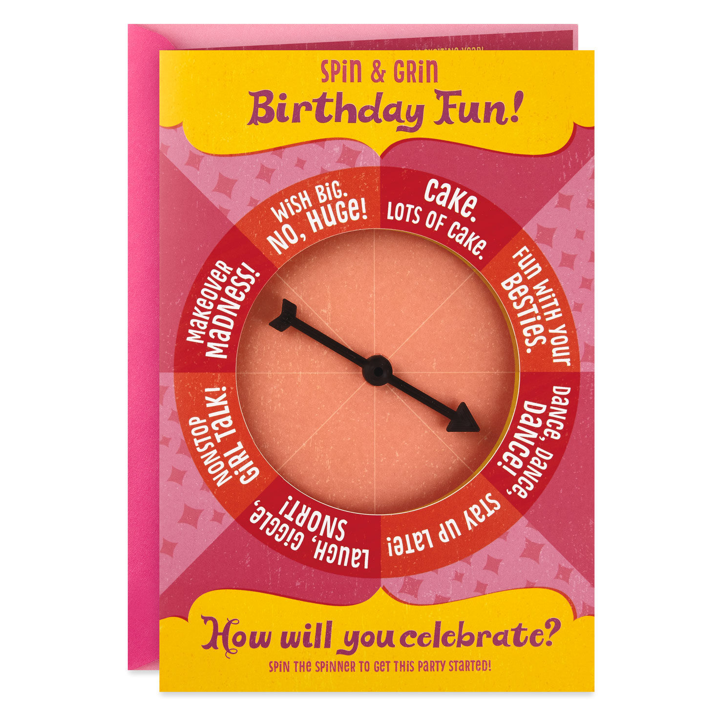 google birthday spinner