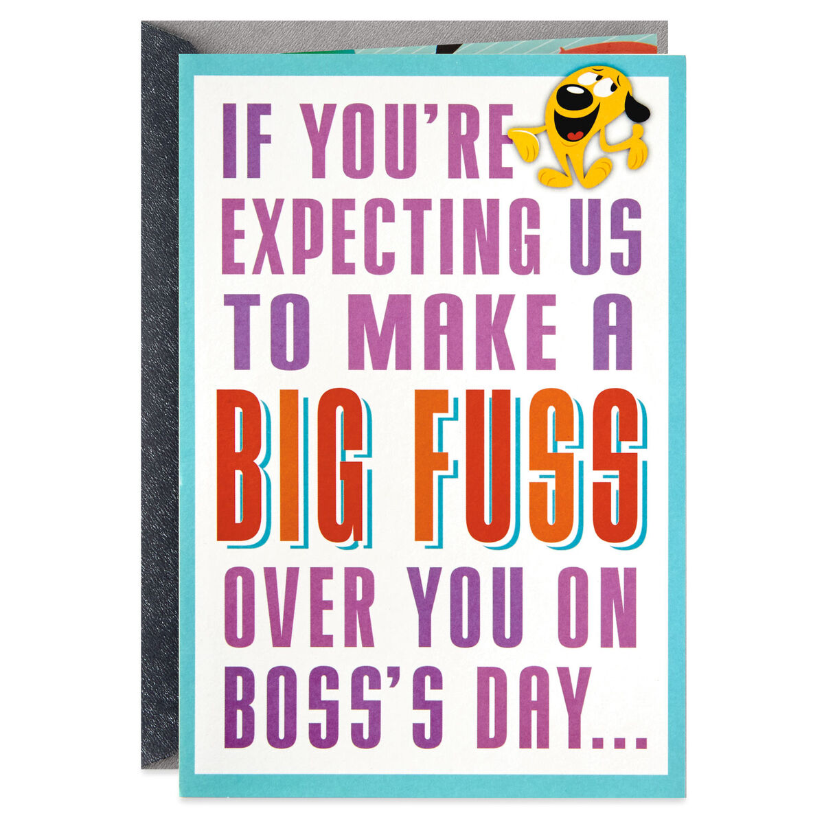Big Fuss Pop Up Banner Boss's Day Card From Us - Greeting Cards - Hallmark