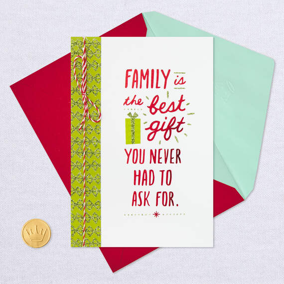 Family Is the Best Gift Christmas Card - Greeting Cards | Hallmark