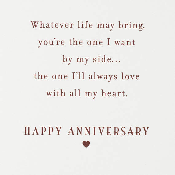 I Want You By My Side Anniversary Card for Husband, , large image number 3