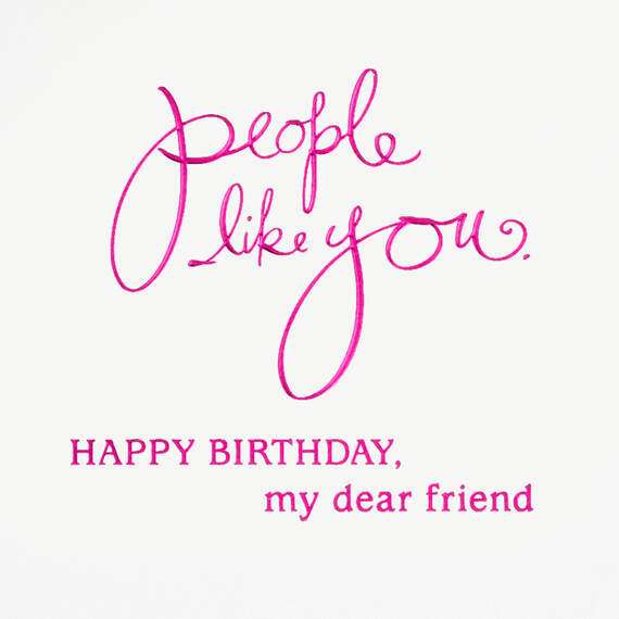 People Like You Birthday Card for Friend, , large image number 2