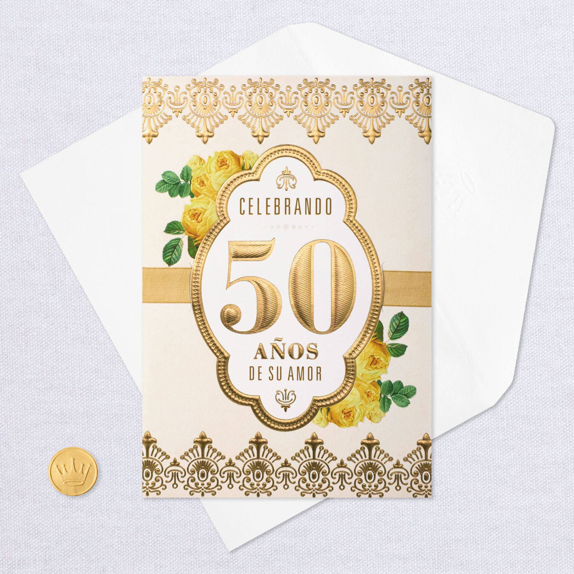 A Beautiful Promise Spanish Language 50th Anniversary Card Greeting Cards Hallmark