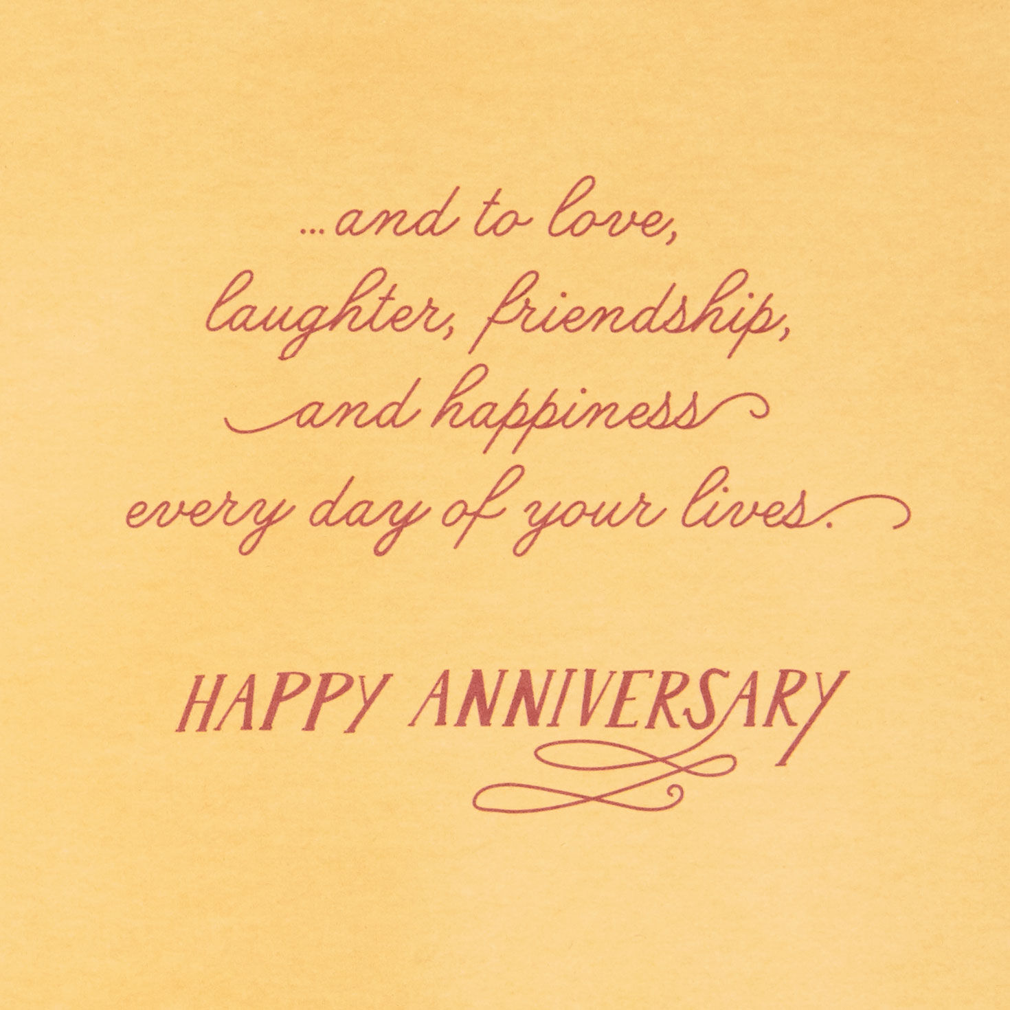 Happy Anniversary Hallmark Signature Anniversary Card for Couple
