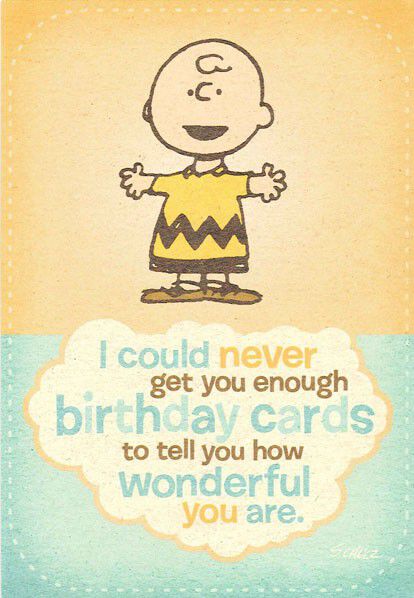 Charlie Brown and the Peanuts® Gang Birthday Card - Greeting Cards ...