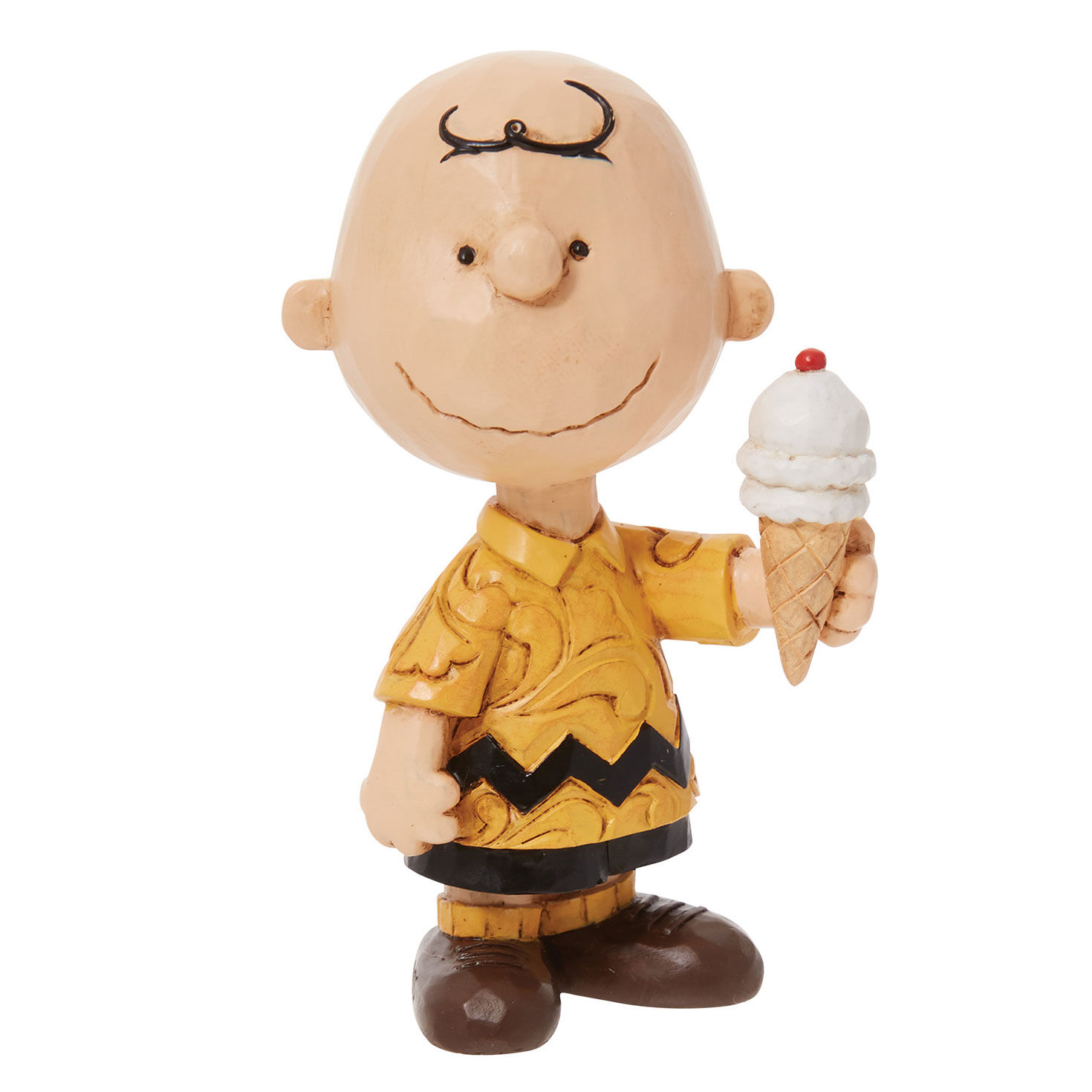 Jim Shore Peanuts Mini Charlie Brown With Ice Cream Cone Figurine, 3.25" for only USD 29.99 | Hallmark
