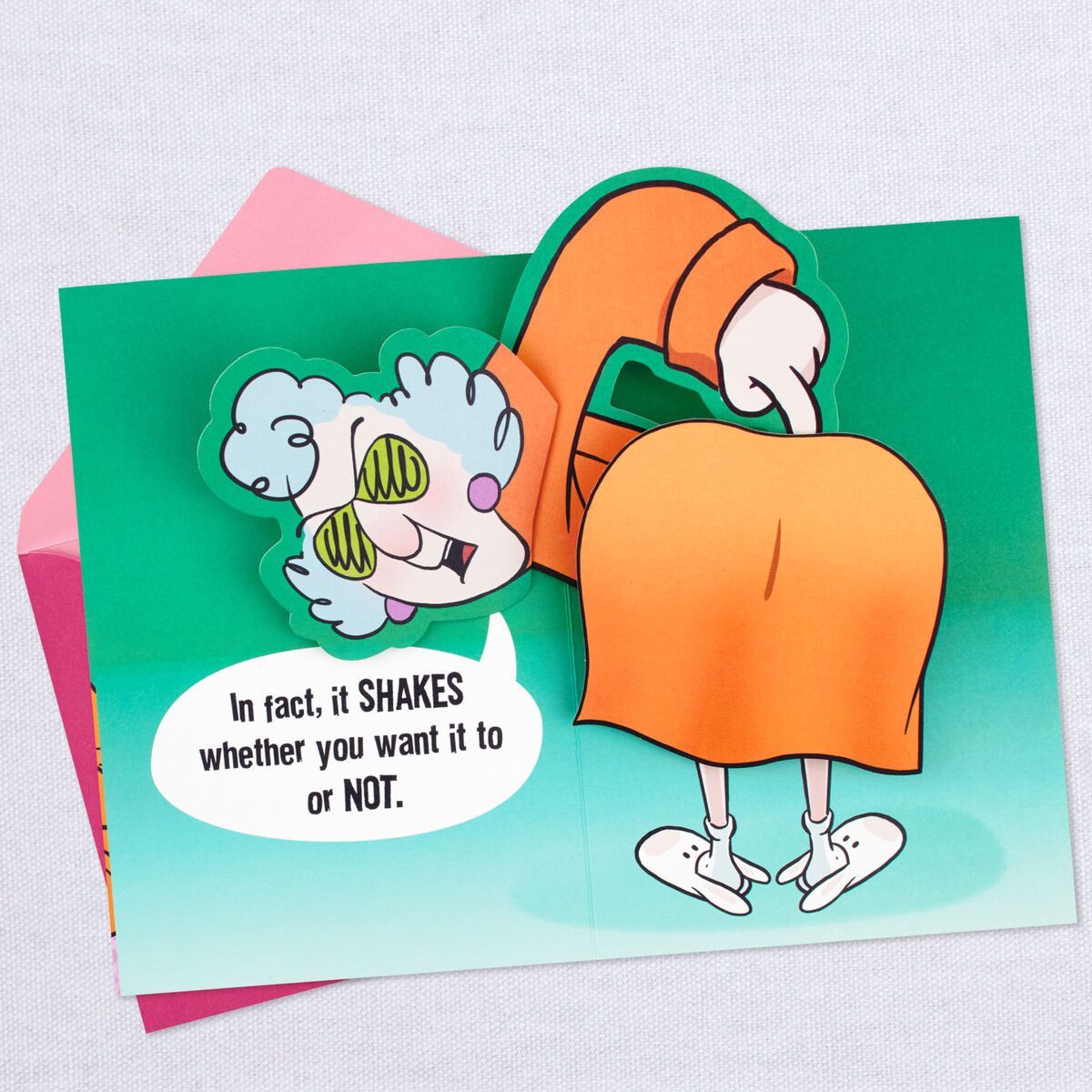 Maxine™ You Can Still Shake It Funny Pop Up Birthday Card Greeting