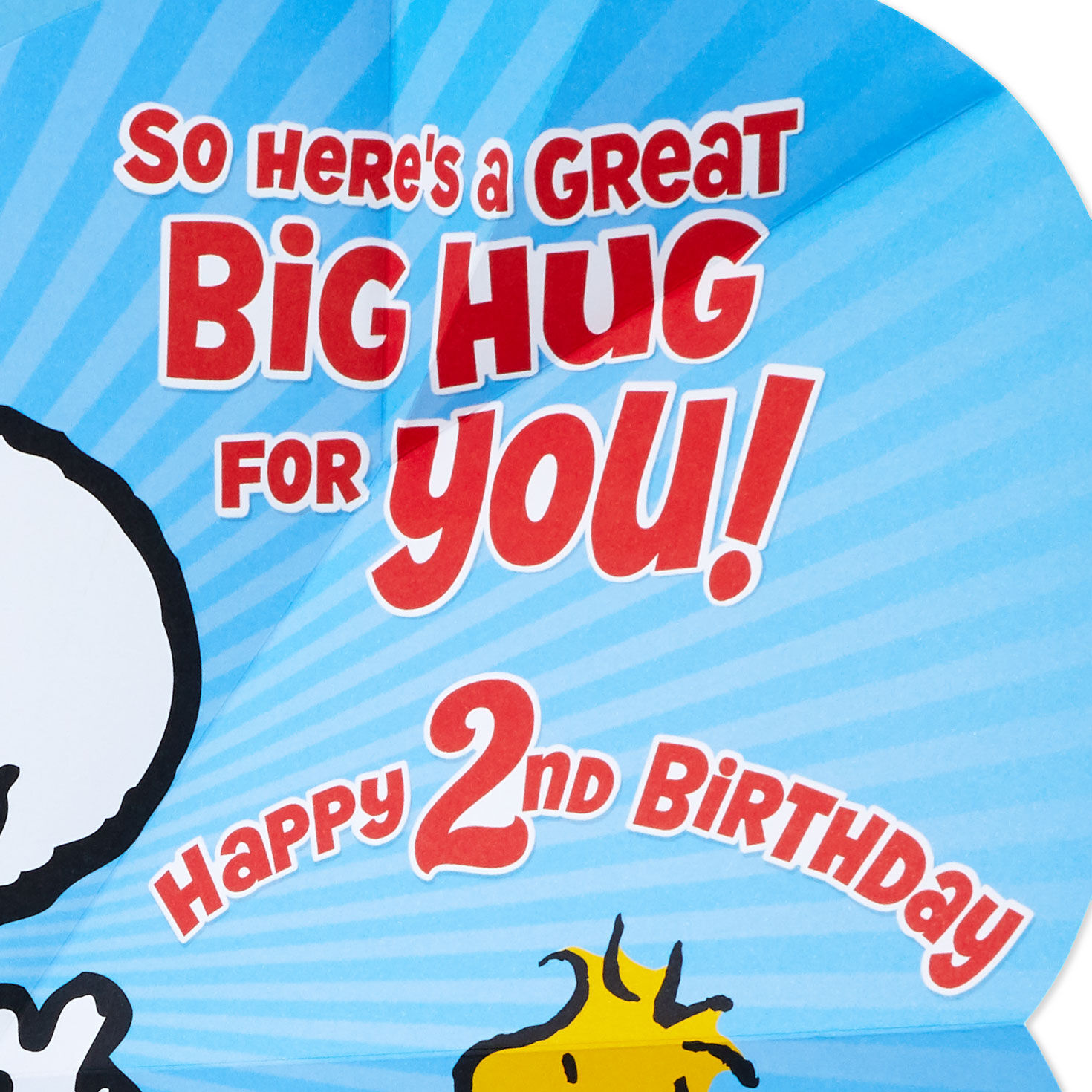 Peanuts® Snoopy and Woodstock Pop-Up Hug 2nd Birthday Card for only USD 5.59 | Hallmark